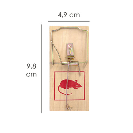 Trampas ratones madera 9.8 x 4.8 cm. (2 unidades) · Vista 2
