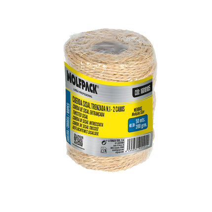 Cuerda Sisal Nº1 2 Cabos (Bobina 220 gr. / 50 m.) · Vista 6