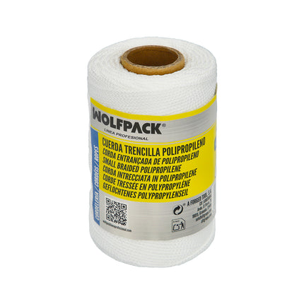 Cuerda Trencilla Polipropileno Blanco (Bobina 100 Metros) · Vista 4