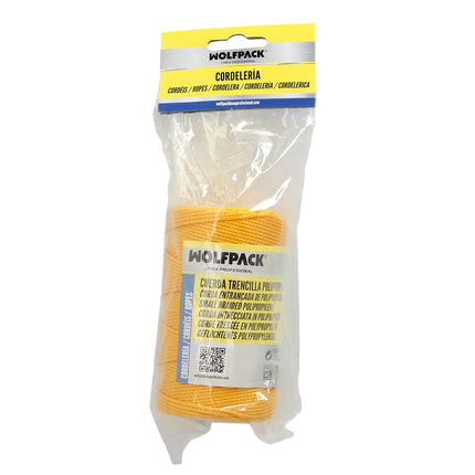 Cuerda Trencilla Polipropileno Amarillo (Bobina 100 Metros) · Vista 5