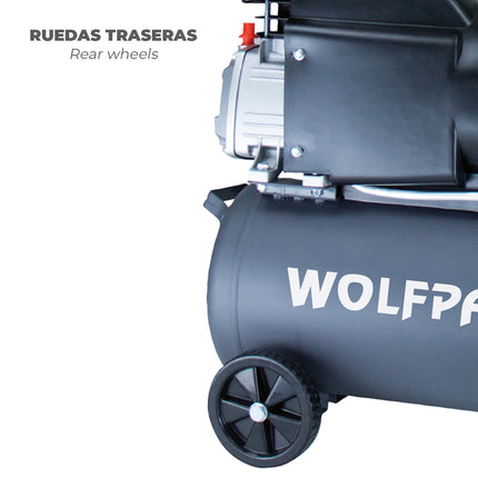 Compresor Aire Wolfpack 24 Litros / 8 Bares / 1,5 Kw - 2,0 HP · Vista 2