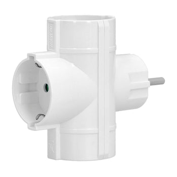 Adaptador Triple Schuko 16 A 250 V. · Vista 1
