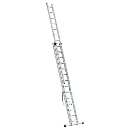 Escalera Aluminio Industrial 14+14+14 3x4 mt. · Vista 3