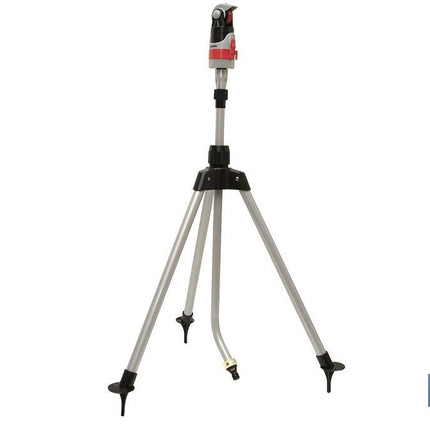 Aspersor 4 posiciones | Con trípode telescópico | Adecuado para el riego de jardines y césped