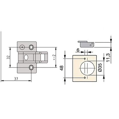 Bisagras para puertas de cocina de madera de cazoleta 35 mm rectas para muebles armarios cocinas baños hogar apertura 110 grados incluye bases regulables