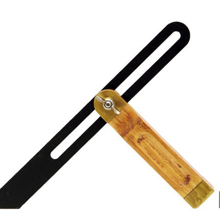 Escuadra biselada regulable | Medidas: 250 mm | Mango de madera | Hoja de acero inoxidable