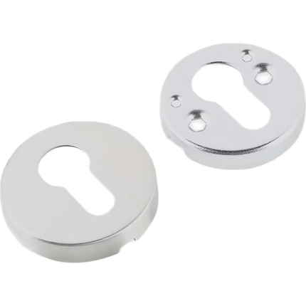Bocallave Inox Mate Ø 52 mm Roseta Redonda para Puertas con Tornillería Incluida