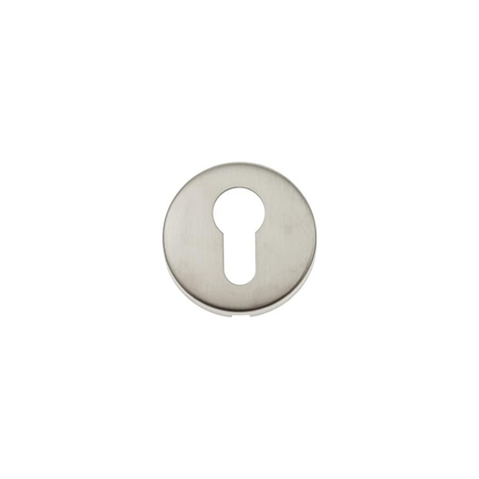 Bocallave Inox Mate Ø 52 mm Roseta Redonda para Puertas con Tornillería Incluida