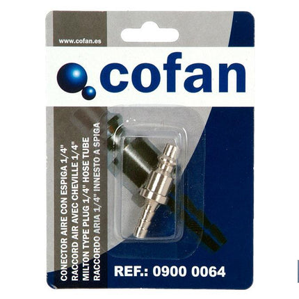 Conector de aire con espiga tubo Ø13mm Cofan · Foto del fabricante
