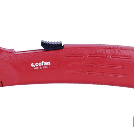 Cúter retráctil Zamak | Automático | Cuerpo compacto y ligero | Fabricado en acero inoxidable
