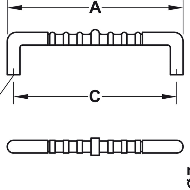 70 HAFELE zinc pendulum furniture handles 