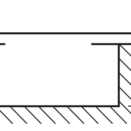 6 dobradiças de porta, Startec H2, montagem oculta, para portas internas embutidas de até 45/60 kg 