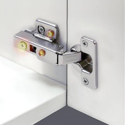 Bisagras para puertas de cocina de madera de cazoleta 35 mm rectas para muebles armarios cocinas baños hogar apertura 110º bases regulables