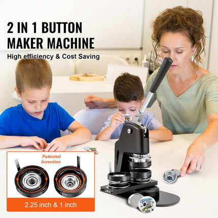 Machine for making buttons and badges 25 mm and 58 mm