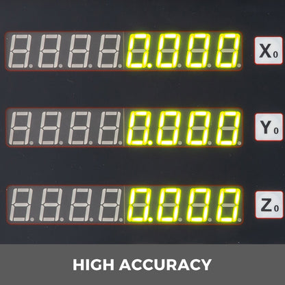 3 Ejes Lectura Digital Medidor De Pantalla Para Regla De Rejilla Fresadora
