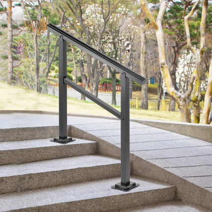 Stair handrail, aluminum stair railing 121/91cm