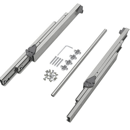 Guias telescópicas para mesa dobrável oculta