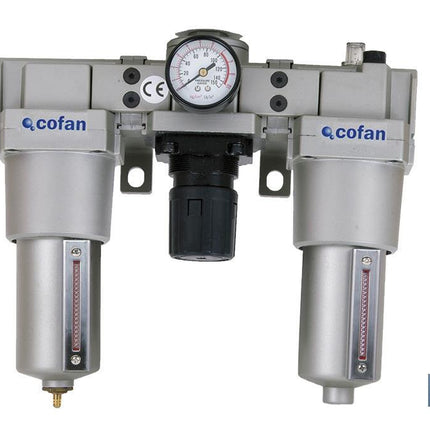 Filtro regulador presión + Lubricador rosca 1/2 | Filtro Regulador Aire Comprimido de Compresor
