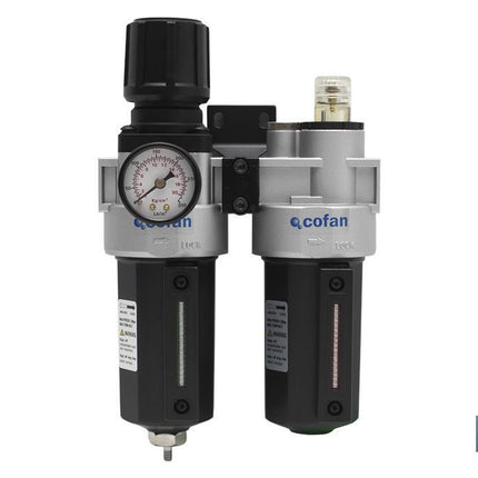 Filtro regulador presión + Lubricador rosca 3/8