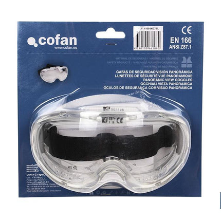 Gafas de Protección contra Proyecciones | Confortables y Ligeras | Ajuste con Goma | Protección UV | 12 Unidades