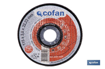 Gama profesional discos de corte Cofan · Imagen de la familia