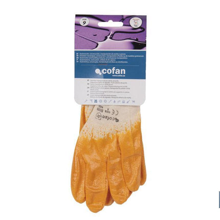 Guantes de nitrilo amarillos Cofan · Imagen de la familia Cofan