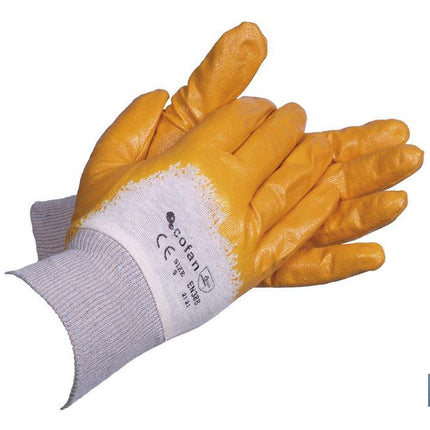 Guantes de nitrilo amarillos Cofan · Imagen de la familia Cofan