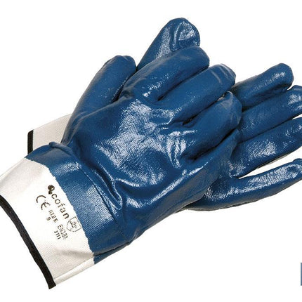 Guantes americanos de nitrilo azul Cofan · Imagen de la familia Cofan