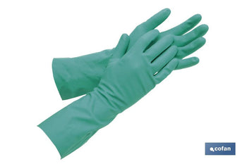 Guantes de nitrilo verde Cofan · Imagen de la familia Cofan