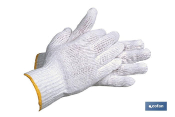 Guantes de punto de algodón con puño elástico Cofan · Imagen de la familia Cofan