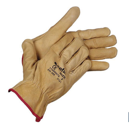 Guantes de piel de vacuno Cofan · Imagen de la familia Cofan
