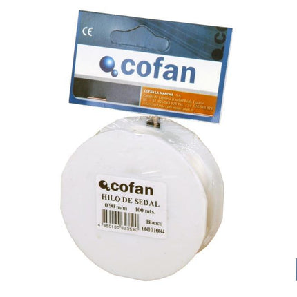 Hilo de Sedal Monofilamento de Nylon 100% Blanco