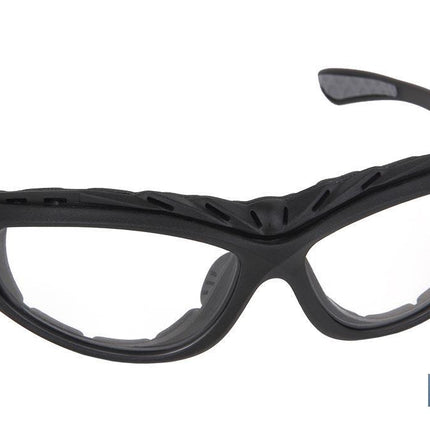Gafas de seguridad acolchadas | Protección 4 en 1 | Lentes con recubrimiento duro