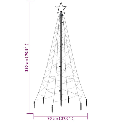 Árbol de Navidad con pincho 3000/1400 LEDs