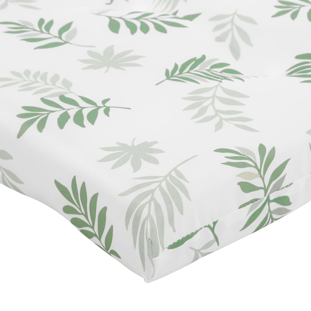 Lounger Cushions 2 Pcs Oxford Fabric Leaf Print