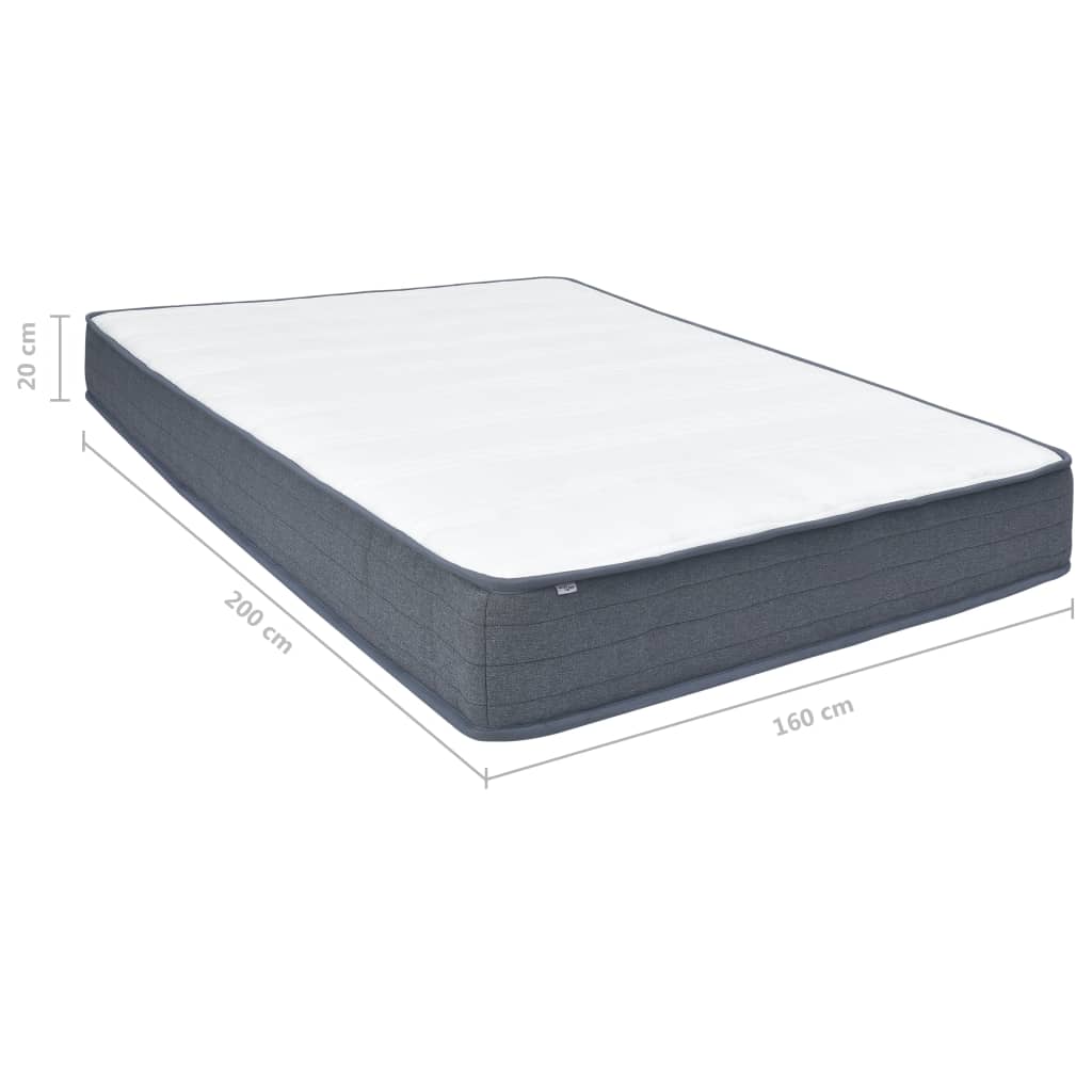 vidaXL Colchón de cama box spring