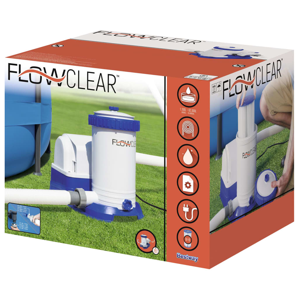 Bestway Depuradora de piscina Flowclear 9463 l/h