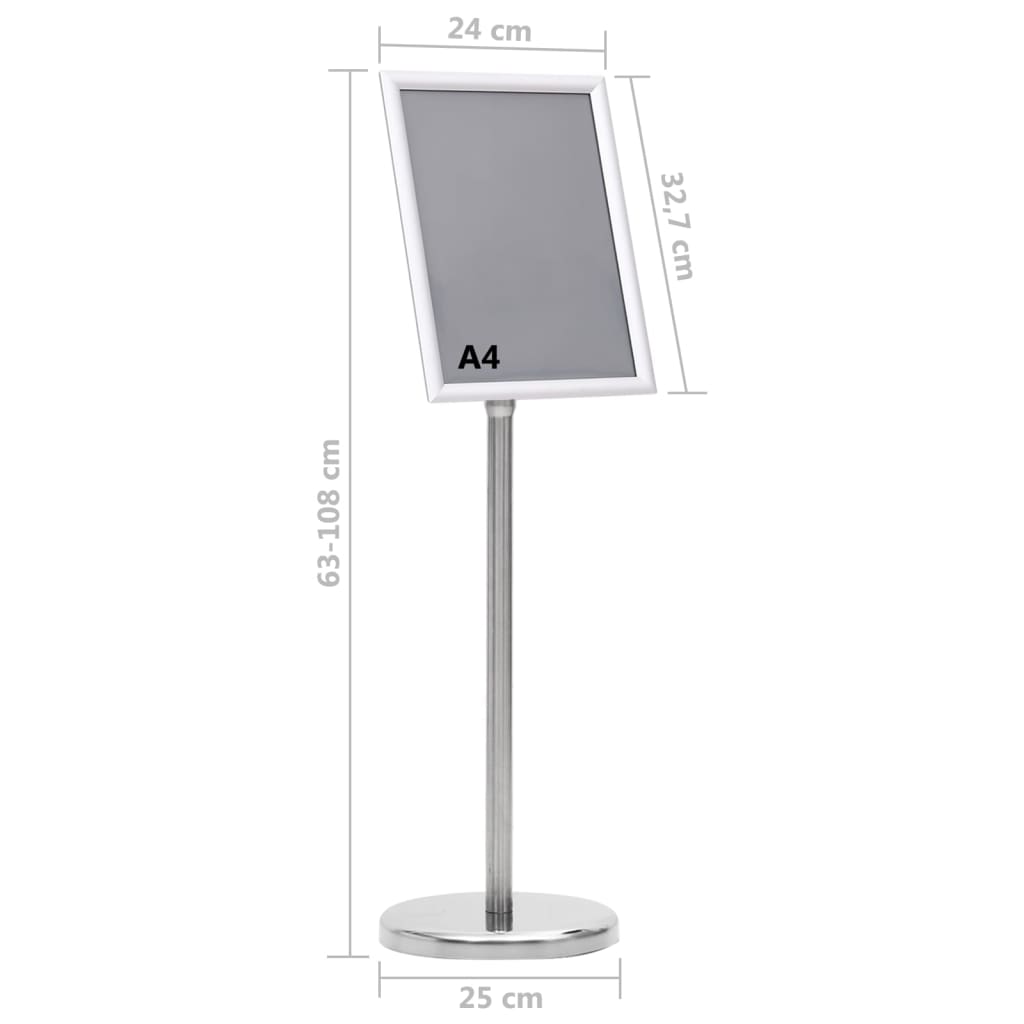 A3 Aluminum Alloy Poster Stand 