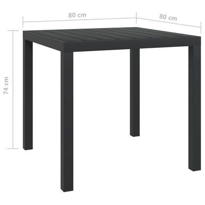 Set de comedor de jardín 3 pzas y cojines ratán sintético negro