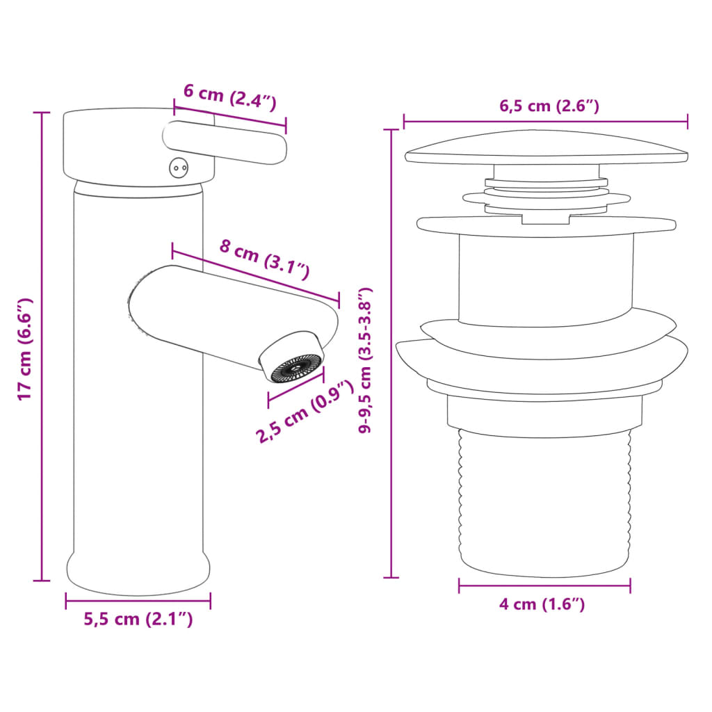 Mueble con lavabo madera de ingeniería roble