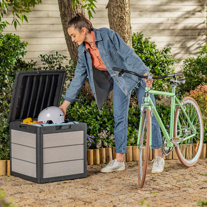 Keter Denali Garden Storage Box Charcoal Grey 113L