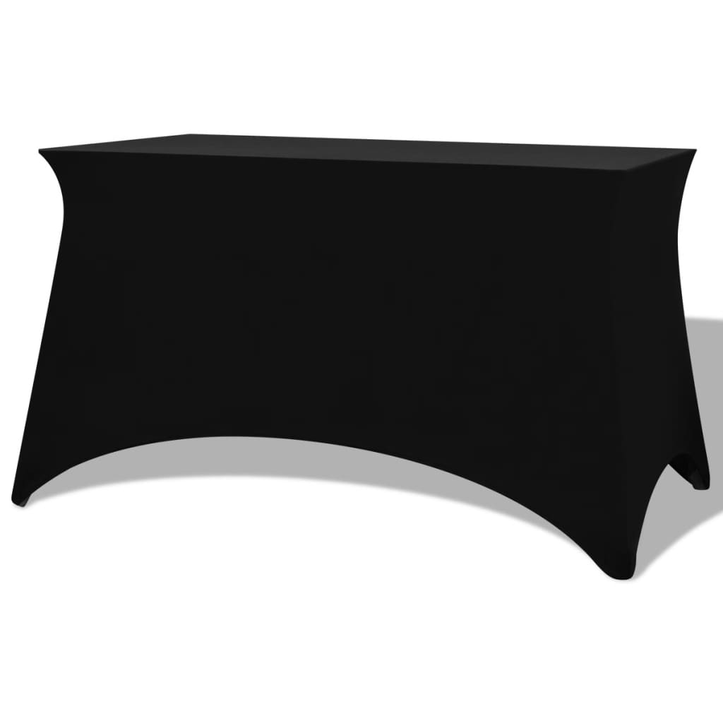 Elastic table cover 2 pcs 120x60.5x74 anthracite