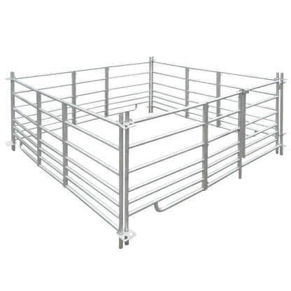 Corral para ovejas de 4 paneles acero galvanizado