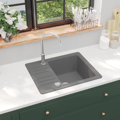 Single bowl granite kitchen sink 