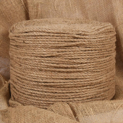 Jute rope 50-500m length and 4-16mm thickness 