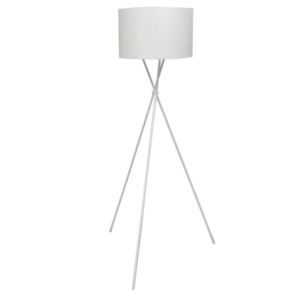 Floor lamp with white stand 139 cm