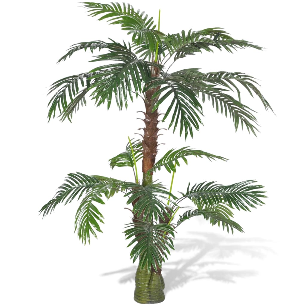 Árbol palmera artificial grande con macetero