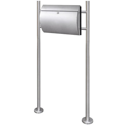 Mailbox with stainless steel stand