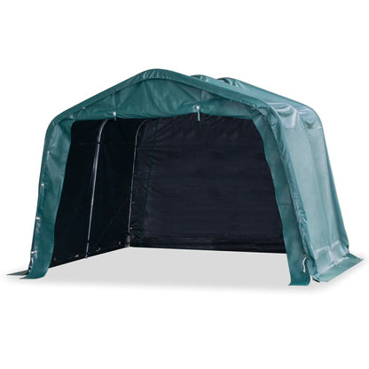 Detachable livestock tent PVC dark green 550g/m² 3.3x16 m