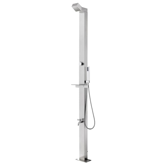 Stainless steel garden shower 220 cm 